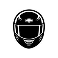 Motorrad Helm Symbol Satz. Rennen Mannschaft Helm Illustration vektor