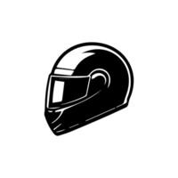 Motorrad Helm Symbol Satz. Rennen Mannschaft Helm Illustration vektor