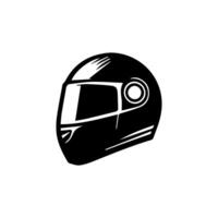 Motorrad Helm Symbol Satz. Rennen Mannschaft Helm Illustration vektor