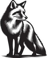 Illustration Bild von ein Fuchs Design auf Weiß Hintergrund vektor