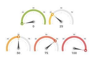 Spur Diagramme einstellen vektor