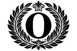 Blatt Brief Ö Logo Symbol Vorlage Design vektor