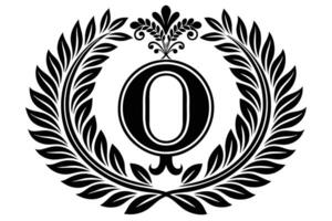 Blatt Brief Ö Logo Symbol Vorlage Design vektor