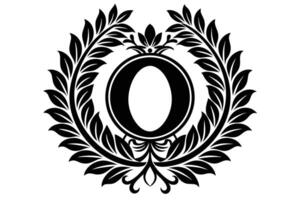 Blatt Brief Ö Logo Symbol Vorlage Design vektor