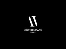 ein V minimalistisch Logo zum korporativ vektor