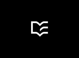 Buch minimalistisch Logo oder Symbol vektor