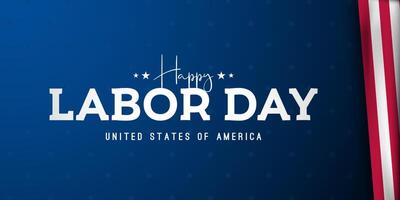 Happy Labor Day Banner. vektor