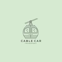 Kabel Auto Logo Karikatur Design Vorlage Symbol modern isoliert Illustration vektor