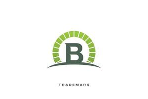 b Brief Warenzeichen Marke Logo vektor