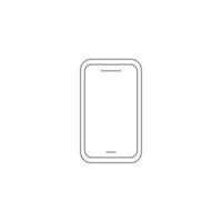 Handy, Mobiltelefon Telefon Symbol. Smartphone Symbol. Illustration Logo vektor