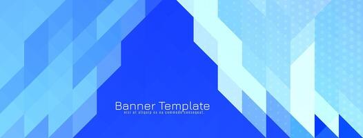abstrakt triangel- mönster mosaik- design blå Färg baner vektor