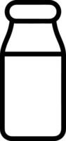 Flasche trinken Symbol Symbol Bild. Illustration von das trinken Wasser Flasche Glas Design Bild vektor