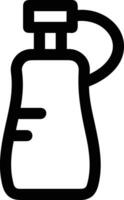 Flasche trinken Symbol Symbol Bild. Illustration von das trinken Wasser Flasche Glas Design Bild vektor