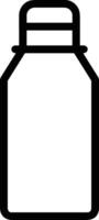 Flasche trinken Symbol Symbol Bild. Illustration von das trinken Wasser Flasche Glas Design Bild vektor