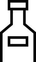 Flasche trinken Symbol Symbol Bild. Illustration von das trinken Wasser Flasche Glas Design Bild vektor