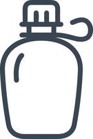 Flasche trinken Symbol Symbol Bild. Illustration von das trinken Wasser Flasche Glas Design Bild vektor