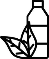 Flasche trinken Symbol Symbol Bild. Illustration von das trinken Wasser Flasche Glas Design Bild vektor