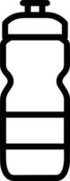 Flasche trinken Symbol Symbol Bild. Illustration von das trinken Wasser Flasche Glas Design Bild vektor