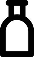 Flasche trinken Symbol Symbol Bild. Illustration von das trinken Wasser Flasche Glas Design Bild vektor