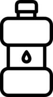 Flasche trinken Symbol Symbol Bild. Illustration von das trinken Wasser Flasche Glas Design Bild vektor