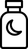 Flasche trinken Symbol Symbol Bild. Illustration von das trinken Wasser Flasche Glas Design Bild vektor