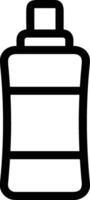 Flasche trinken Symbol Symbol Bild. Illustration von das trinken Wasser Flasche Glas Design Bild vektor