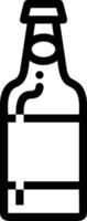 Flasche trinken Symbol Symbol Bild. Illustration von das trinken Wasser Flasche Glas Design Bild vektor