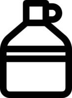 Flasche trinken Symbol Symbol Bild. Illustration von das trinken Wasser Flasche Glas Design Bild vektor