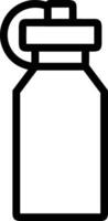 Flasche trinken Symbol Symbol Bild. Illustration von das trinken Wasser Flasche Glas Design Bild vektor