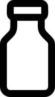 Flasche trinken Symbol Symbol Bild. Illustration von das trinken Wasser Flasche Glas Design Bild vektor