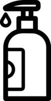 Flasche trinken Symbol Symbol Bild. Illustration von das trinken Wasser Flasche Glas Design Bild vektor