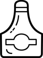 Flasche trinken Symbol Symbol Bild. Illustration von das trinken Wasser Flasche Glas Design Bild vektor