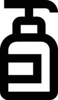 Flasche trinken Symbol Symbol Bild. Illustration von das trinken Wasser Flasche Glas Design Bild vektor