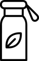 Flasche trinken Symbol Symbol Bild. Illustration von das trinken Wasser Flasche Glas Design Bild vektor