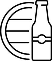 Flasche trinken Symbol Symbol Bild. Illustration von das trinken Wasser Flasche Glas Design Bild vektor