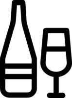 Flasche trinken Symbol Symbol Bild. Illustration von das trinken Wasser Flasche Glas Design Bild vektor