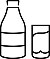 Flasche trinken Symbol Symbol Bild. Illustration von das trinken Wasser Flasche Glas Design Bild vektor