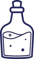 Flasche trinken Symbol Symbol Bild. Illustration von das trinken Wasser Flasche Glas Design Bild vektor