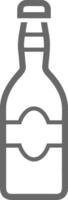 Flasche trinken Symbol Symbol Bild. Illustration von das trinken Wasser Flasche Glas Design Bild vektor