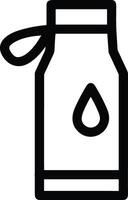 Flasche trinken Symbol Symbol Bild. Illustration von das trinken Wasser Flasche Glas Design Bild vektor