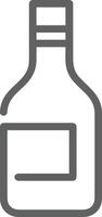 Flasche trinken Symbol Symbol Bild. Illustration von das trinken Wasser Flasche Glas Design Bild vektor