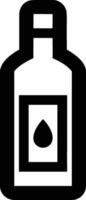 Flasche trinken Symbol Symbol Bild. Illustration von das trinken Wasser Flasche Glas Design Bild vektor