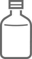 Flasche trinken Symbol Symbol Bild. Illustration von das trinken Wasser Flasche Glas Design Bild vektor