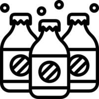 Flasche trinken Symbol Symbol Bild. Illustration von das trinken Wasser Flasche Glas Design Bild vektor