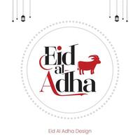 eid adha Mubarak Gruß islamisch Illustration Hintergrund vektor