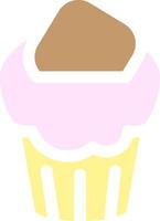 Bäckerei und Kuchen-Symbol. Süßigkeiten, süßes Essen Symbol vektor