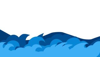 illustration av blå hav vatten bakgrund. perfekt för tapet, bakgrund, baner, broschyr, bok omslag, tidskrift vektor