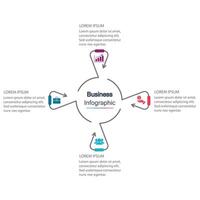 Infografiken, Grafiken. Präsentation. Geschäft Konzept, Diagramm, Schritte, Verfahren. Infografik Daten Visualisierung. Anfang Vorlage vektor