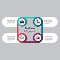 Infografiken, Grafiken. Präsentation. Geschäft Konzept, Diagramm, Schritte, Verfahren. Infografik Daten Visualisierung. Anfang Vorlage vektor