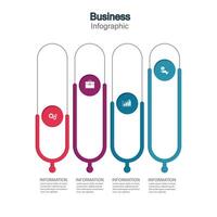 Infografiken, Grafiken. Präsentation. Geschäft Konzept, Diagramm, Schritte, Verfahren. Infografik Daten Visualisierung. Anfang Vorlage vektor